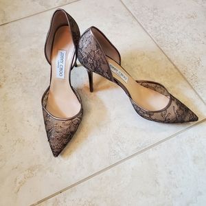 Jimmy Choo Lace Heels